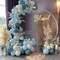 Dusty Blue Balloons 142 pcs Different Sizes of 18 12 10 5 Inch Matte Boho LightBlue Balloon Arch Kit Garland for Graduation Baby Shower Gender Reveal Birthday Party Decorations Blue-F55